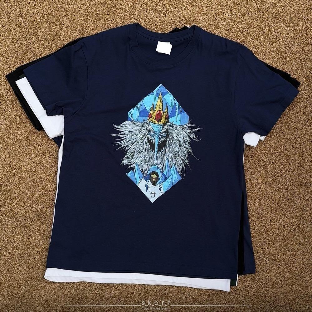 The Ice King Adventure Time T-Shirt Cartoon Tv Series Graphic Tee Unisex